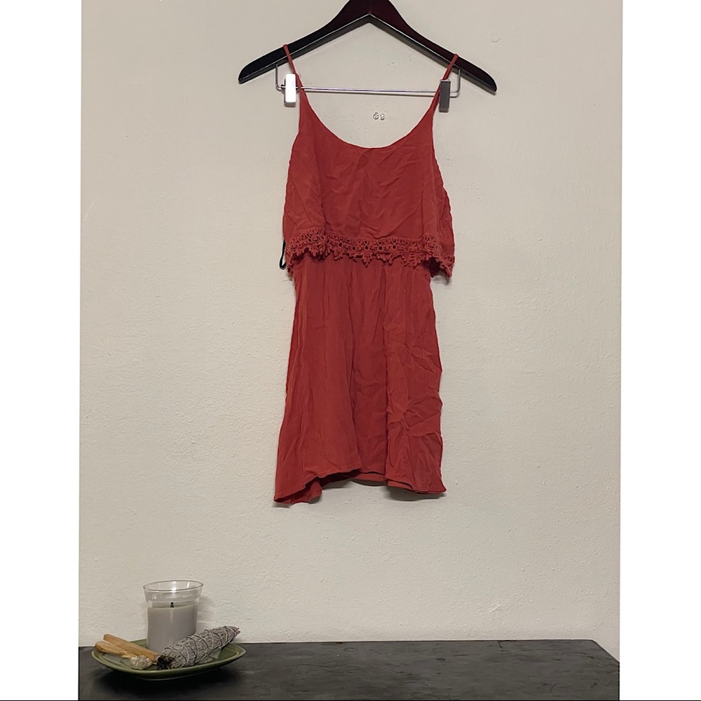 mini orange dress